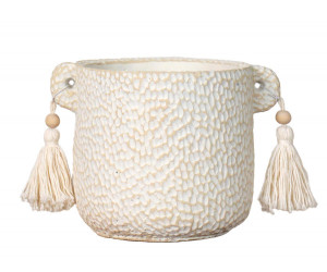 Small Marrakesh Tassel Plant Pot
