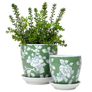 Extra Small Salisbury Green Plant Pot, designed as a decorative container for a favourite plant