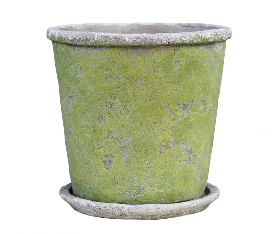 Medium Harrington Green Taper Plant Pot
