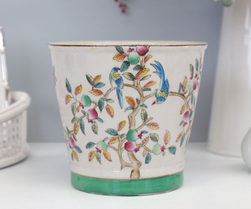 Gainsborough Floral Planter Pot - Medium