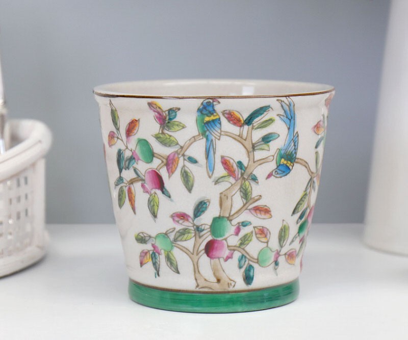 Gainsborough Floral Planter Pot - Small