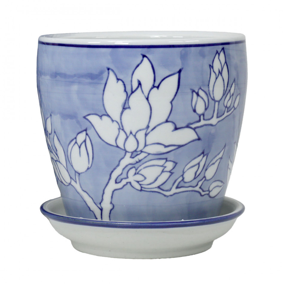Extra Small Carlisle Magnolia Planter Pot
