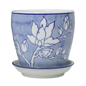 Extra Small Carlisle Magnolia Planter Pot