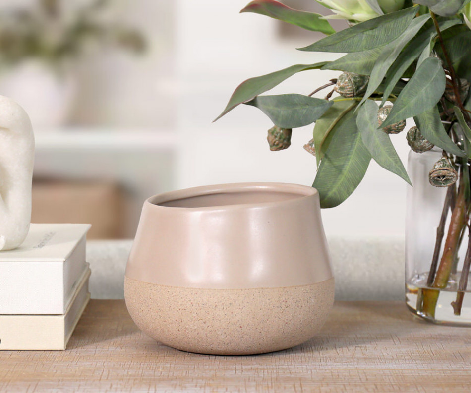 Andora Desert Rose Ceramic Plant Pot