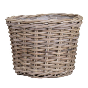 Large Amalfi Rattan Planter Basket