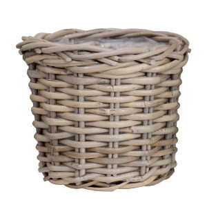 Small Amalfi Rattan Planter Basket