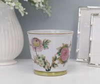 Greenwood Spring Flowers Planter Pot - Small