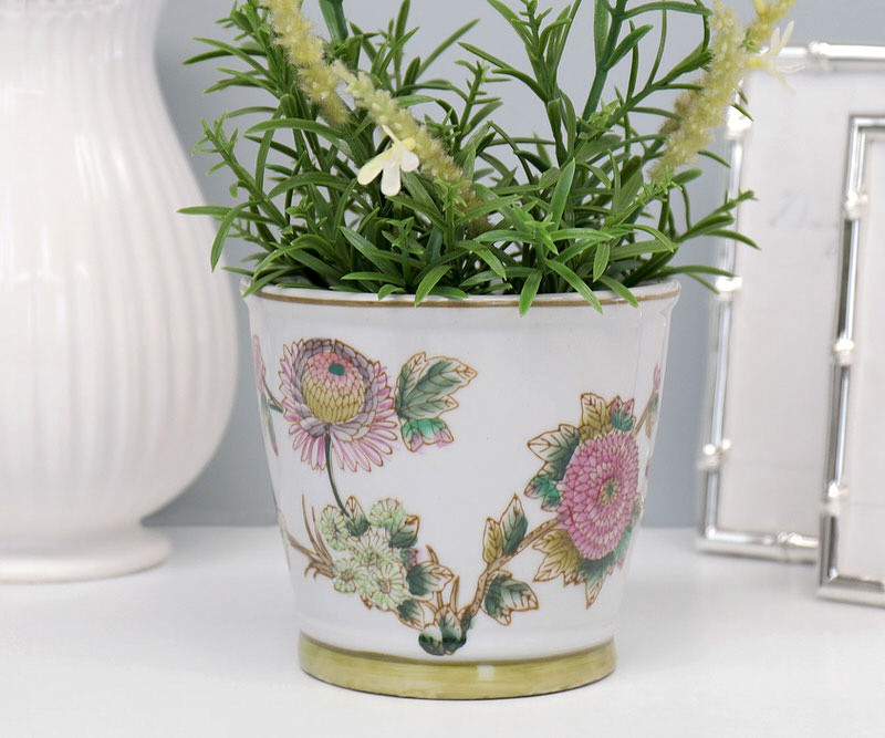 Greenwood Spring Flowers Planter Pot - Small