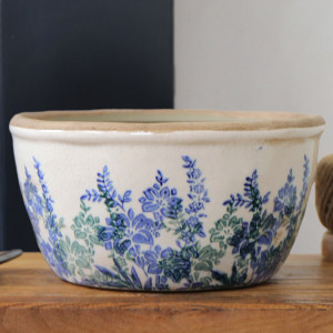 Small Sevenoaks Lavender Shallow Pot, shown as a standalone product for clear identification