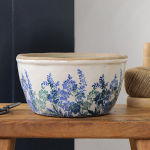 Small Sevenoaks Lavender Shallow Pot, decorative home accessory
