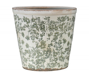 Large Hayward Green Floral Planter