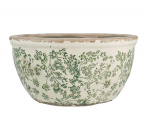 Large Hayward Green Shallow Planter