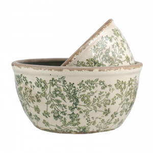 Small Hayward Green Shallow Planter, a plant display piece suited to adding greenery to a styled space