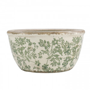 Small Hayward Green Shallow Planter, a decorative container for displaying plants