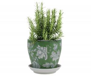 Extra Small Florence Green Planter Pot