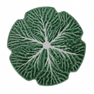 Savoy Cabbage Leaf Plate, designed for practical dining use with an ornamental presentation
