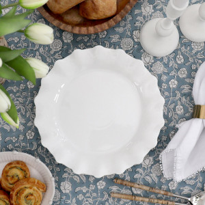 St Pierre Porcelain Round Plate, a tabletop piece for serving or decorative display