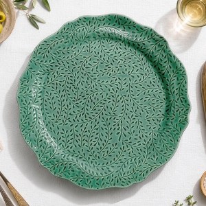Thornbury Green Serving Platter, decorative tableware