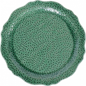 Thornbury Green Serving Platter, a tabletop piece for serving or decorative display