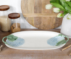 Heaven Blue Hydrangea Platter