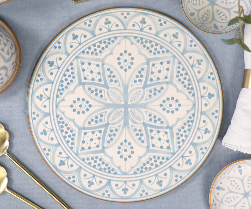 Rosecroft Blue & White Cheese Board / Trivet