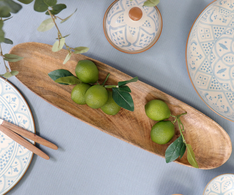 Large Laguna Oval Wooden Dish