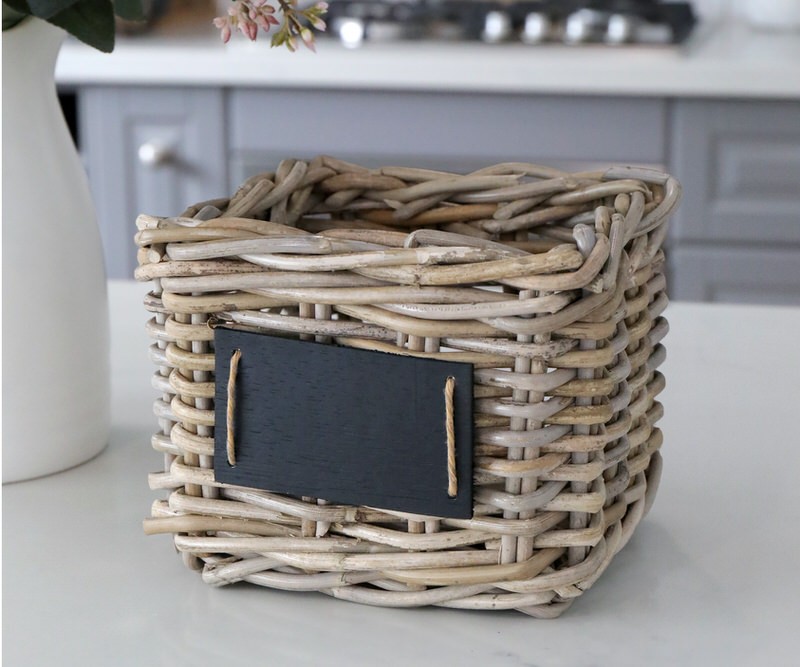 Casa Mini Cane Storage Basket with Blackboard