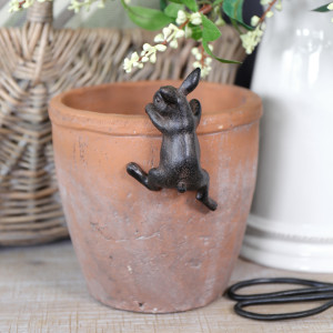 Hazel the Rabbit Pot Hanger - Brown, designed to add practical storage or display space to the home