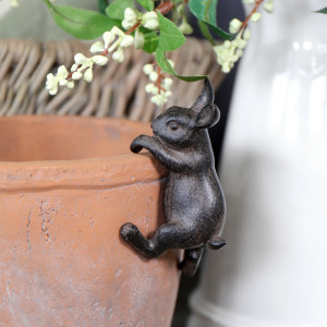 Hazel the Rabbit Pot Hanger - Brown, a functional fitting for displaying, holding or organising household items