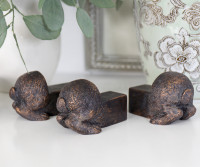 Set 3 Bunny Tail Pot Feet