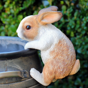 Ginger the Bunny Pot Hanger, wall-mounted storage and organisation piece