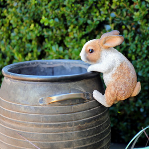 Ginger the Bunny Pot Hanger, designed to add practical storage or display space to the home