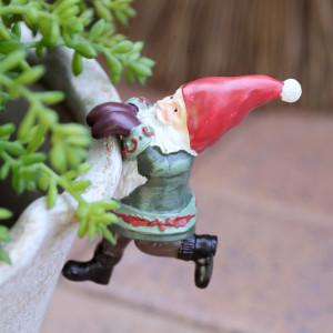 Jingle Bells Santa Pot Hanger