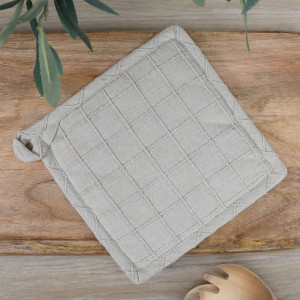 Dawson Pot Holder - Taupe, kitchen textile accessory