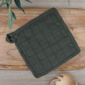 Dawson Pot Holder - Olive Green, kitchen textile accessory