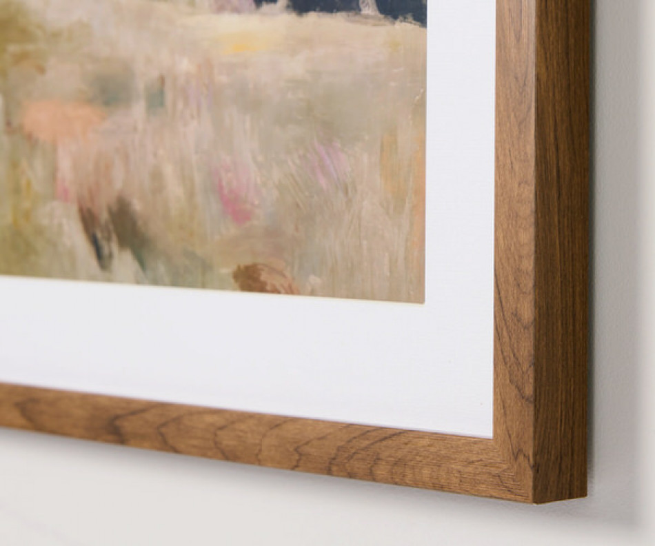 Hinterland View Landscape Framed Print