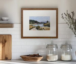 Oakleigh Reach Framed Landscape Print