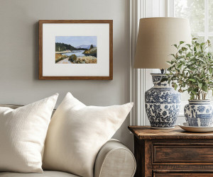 Oakleigh Reach Framed Landscape Print