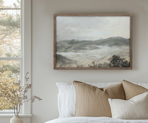 After the Rain Landscape Framed Print