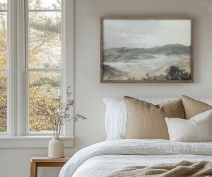 After the Rain Landscape Framed Print