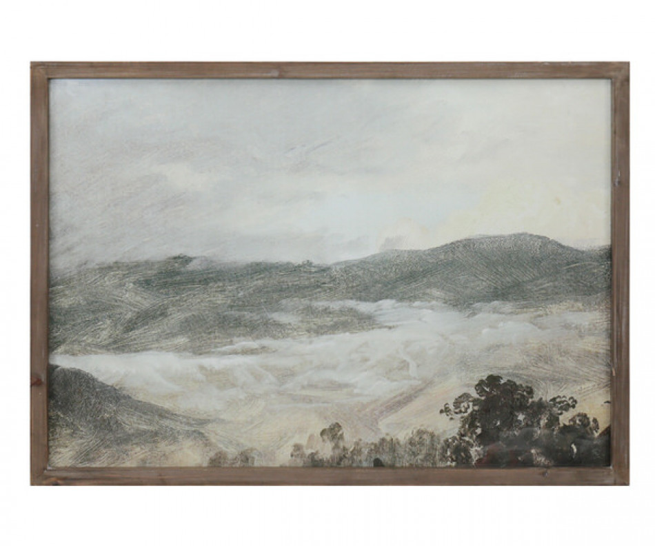 After the Rain Landscape Framed Print