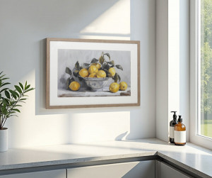 Messina Lemon Bowl Framed Print