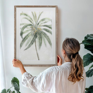 Villa Palma Framed Wall Art Print, presented as decorative artwork for creating a focal point on a wall