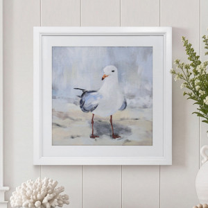 Seafarer I Framed Seagull Print, framed wall artwork