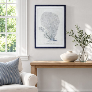 Blue Reef Fan Coral Framed Print