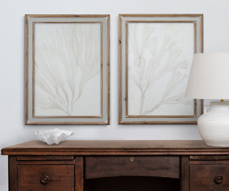 Soft Tides II Seaweed Wall Art Print