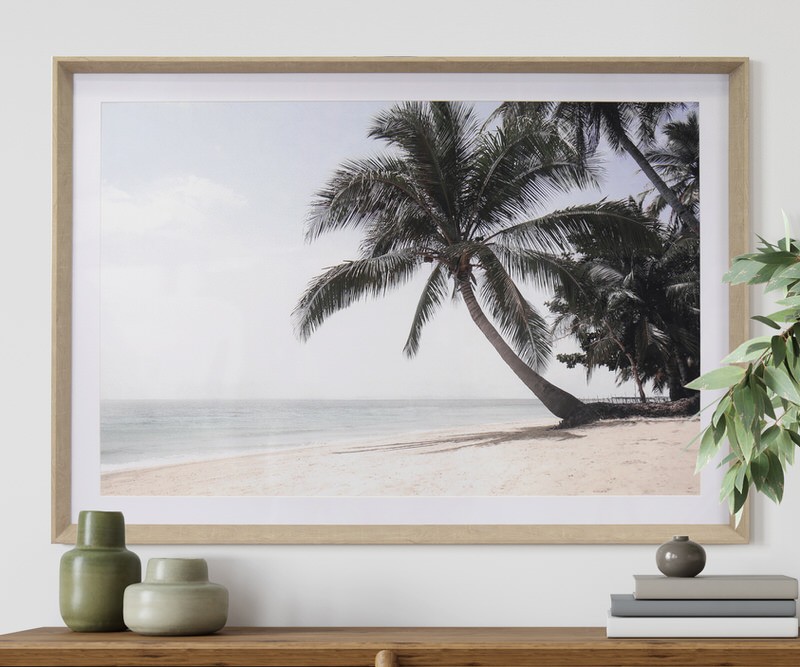 Paradise Found Framed Beach Print