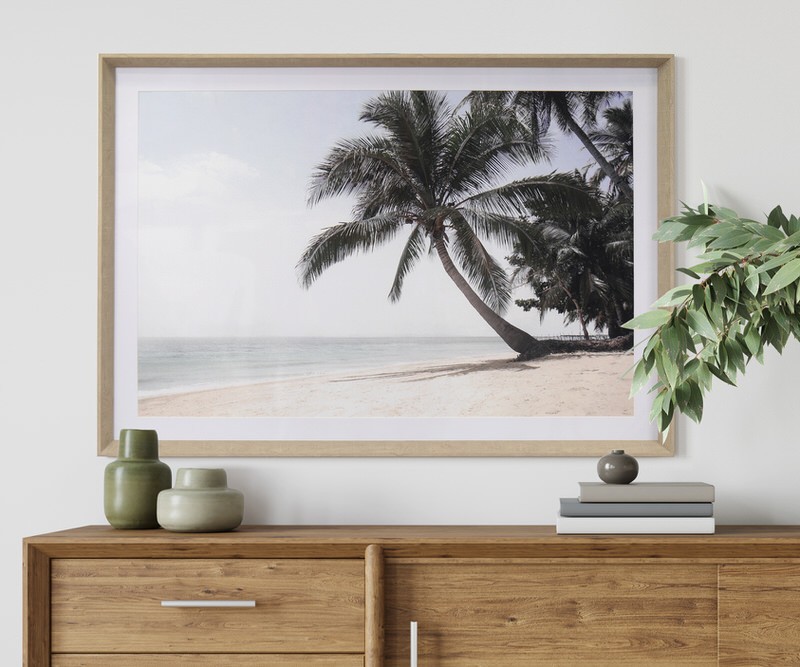 Paradise Found Framed Beach Print