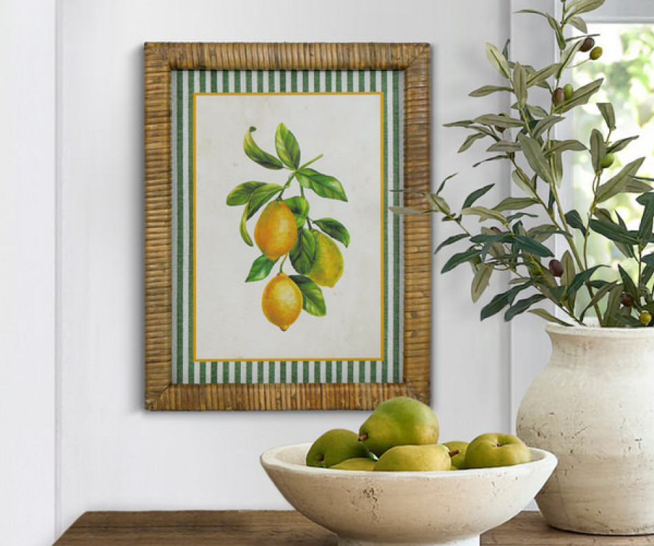 Giardino di Limoni II Framed Print