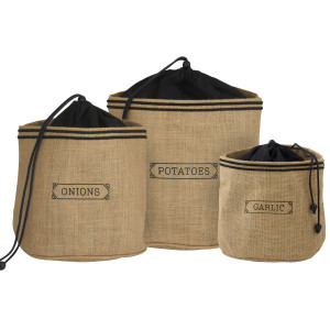 Jute Potato Sack - Produce Storage Bag